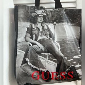Guess tote bag after purchasing clothing